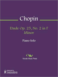 Title: Etude Op. 25, No. 2 in F Minor, Author: Frederic Chopin