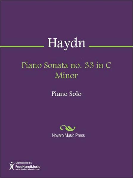 Piano Sonata no. 33 in C Minor