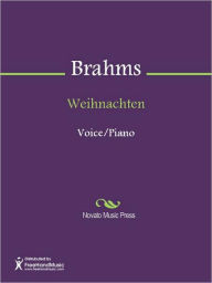 Title: Weihnachten, Author: Johannes Brahms