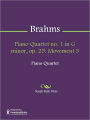 Piano Quartet no. 1 in G minor, op. 25: Movement 3