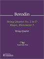String Quartet No. 2 in D Major, Movement 3