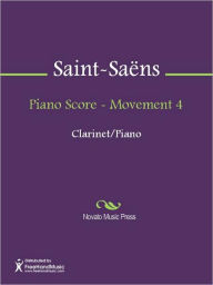 Title: Piano Score - Movement 4, Author: Camille Saint-Saens