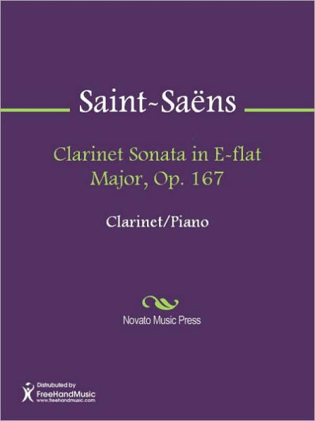 Clarinet Sonata in E-flat Major, Op. 167