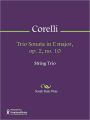 Trio Sonata in E major, op. 2, no. 10