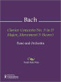 Clavier Concerto No. 3 in D Major, Movement 3 (Score)