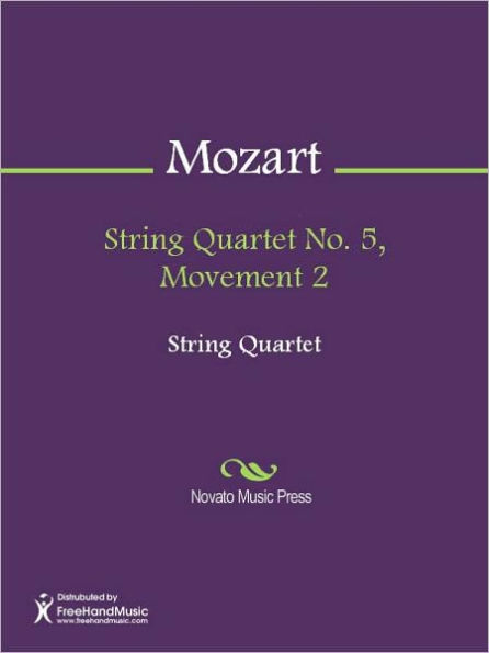 String Quartet No. 5, Movement 2