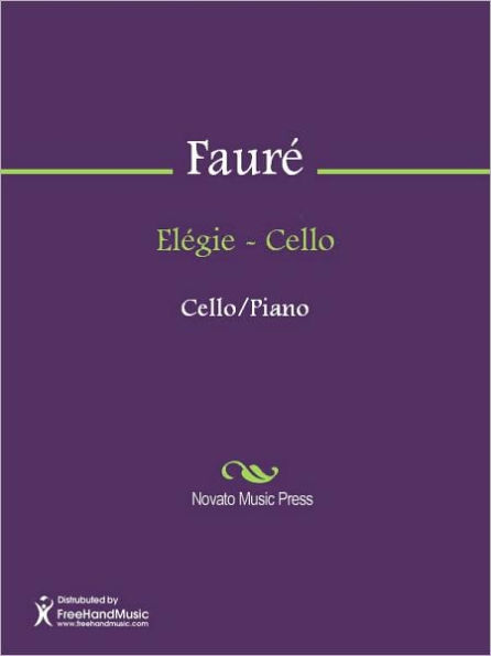 Elegie - Cello
