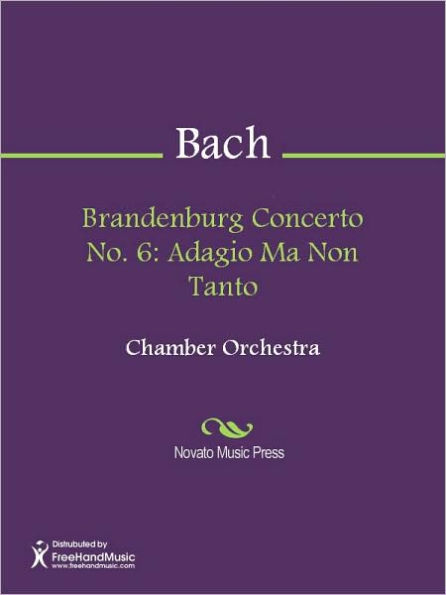 Brandenburg Concerto No. 6: Adagio Ma Non Tanto
