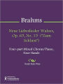 Neue Liebeslieder Walzes, Op. 65, No. 15 (Zum Schluss)
