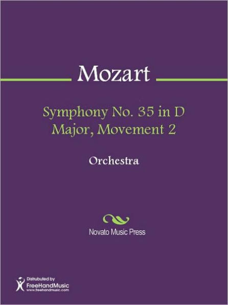 Symphony No. 35 in D Major, Movement 2