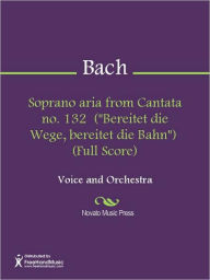 Title: Soprano aria from Cantata no. 132 (