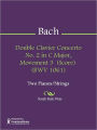 Double Clavier Concerto No. 2 in C Major, Movement 3 (Score) (BWV 1061)