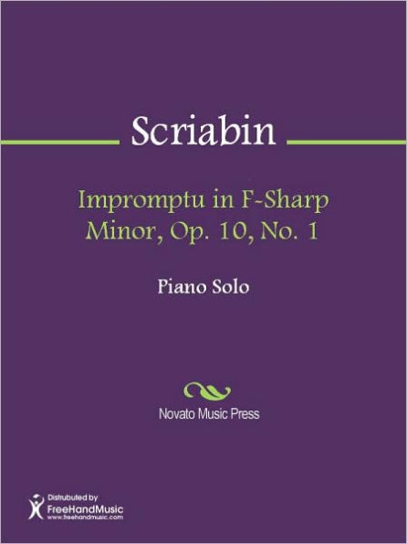 Impromptu in F-Sharp Minor, Op. 10, No. 1
