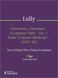 Title: Ouverture, Chaconne (Continuo Part) - No. 1 from 