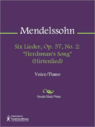 Title: Six Lieder, Op. 57, No. 2: 