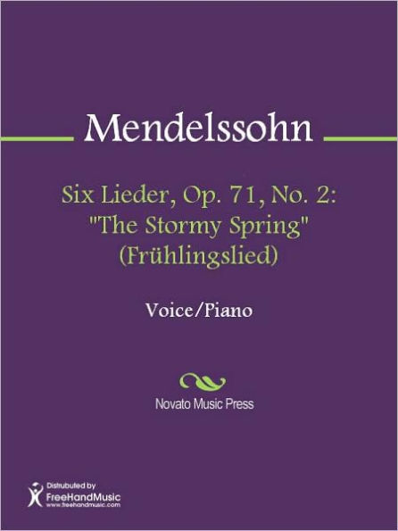 Six Lieder, Op. 71, No. 2: 