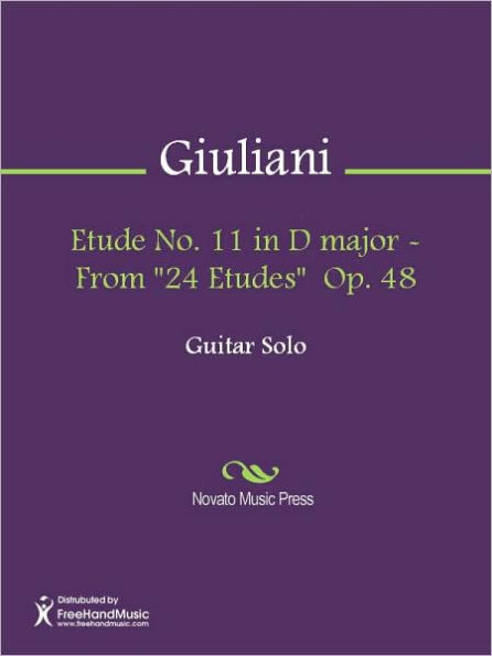 Etude No. 11 in D major - From 