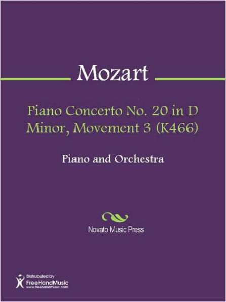 Piano Concerto No. 20 in D Minor, Movement 3 (K466)