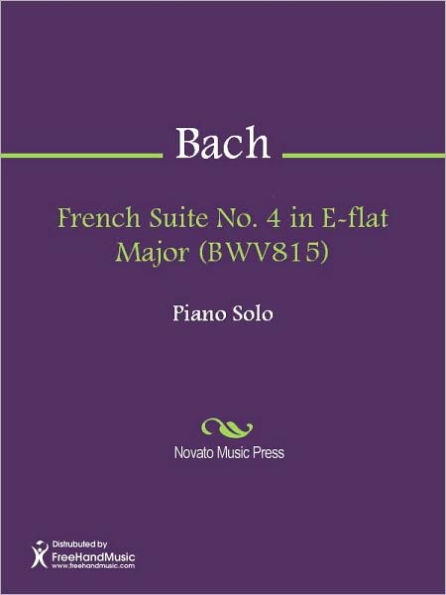 French Suite No. 4 in E-flat Major (BWV815)