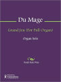 Grand Jeu (For Full Organ)