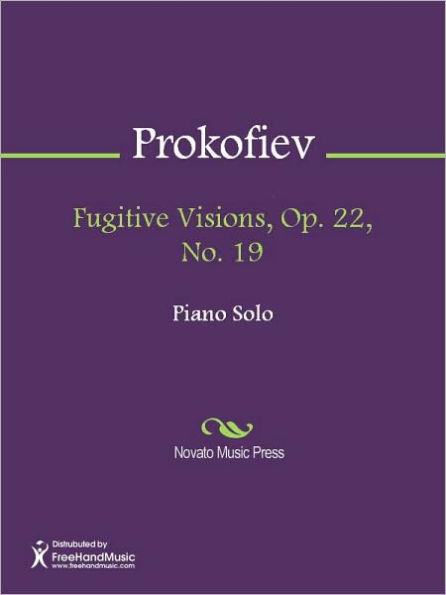 Fugitive Visions, Op. 22, No. 19