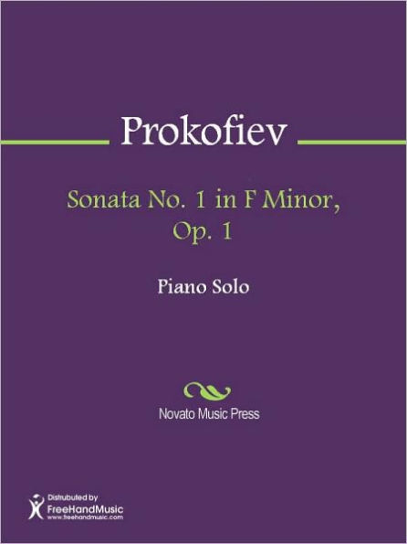 Sonata No. 1 in F Minor, Op. 1