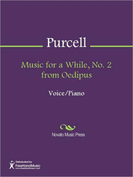 Music for a While, No. 2 from Oedipus