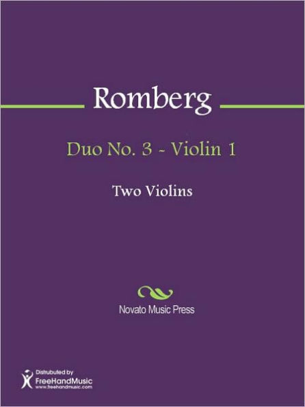 Duo No. 3 - Violin 1