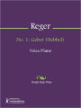 No. 1: Gebet (Hebbel)
