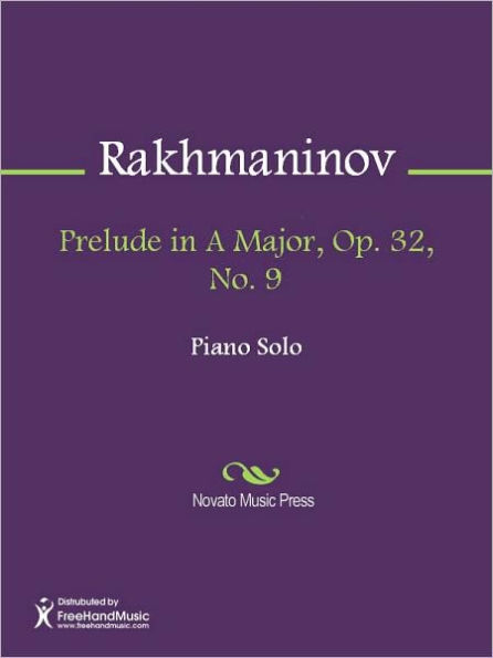 Prelude in A Major, Op. 32, No. 9