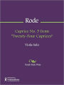 Caprice No. 5 from Twenty-Four Caprices