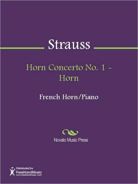 Horn Concerto No. 1 - Horn