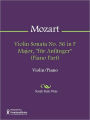 Violin Sonata No. 36 in F Major, 