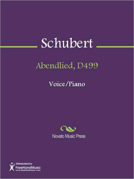 Abendlied, D499