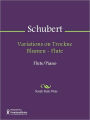 Variations on Trockne Blumen - Flute