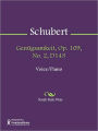 Genugsamkeit, Op. 109, No. 2, D143