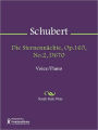 Die Sternennachte, Op.165, No.2, D670