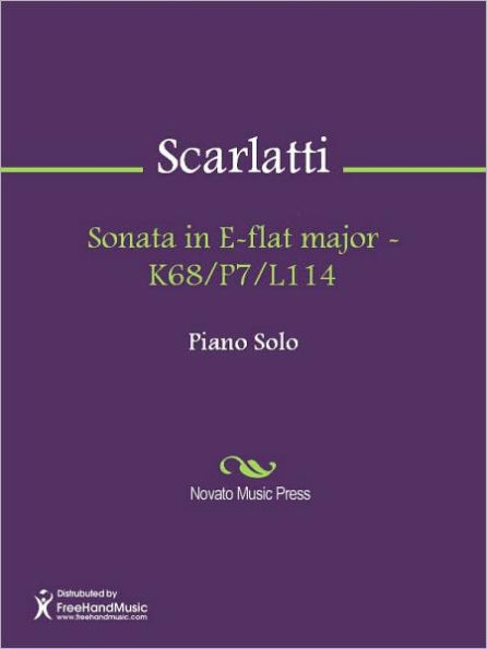 Sonata in E-flat major - K68/P7/L114