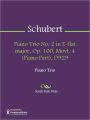 Piano Trio No. 2 in E-flat major, Op. 100, Movt. 4 (Piano Part), D929