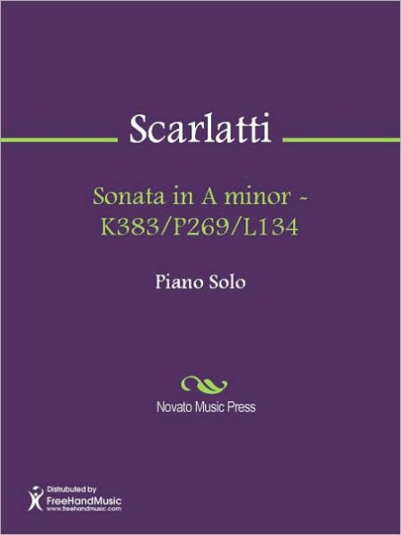 Sonata in A minor - K383/P269/L134