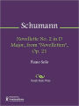 Novellette No. 2 in D Major, from 