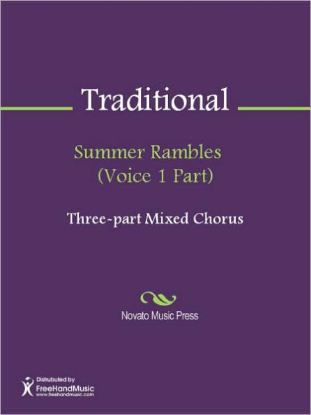 Summer Rambles (Voice 1 Part)