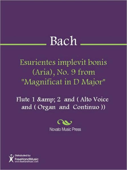 Esurientes implevit bonis (Aria), No. 9 from 