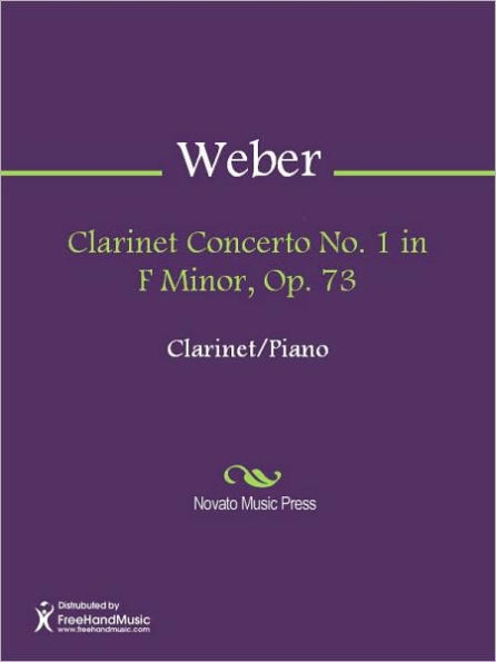 Clarinet Concerto No. 1 in F Minor, Op. 73