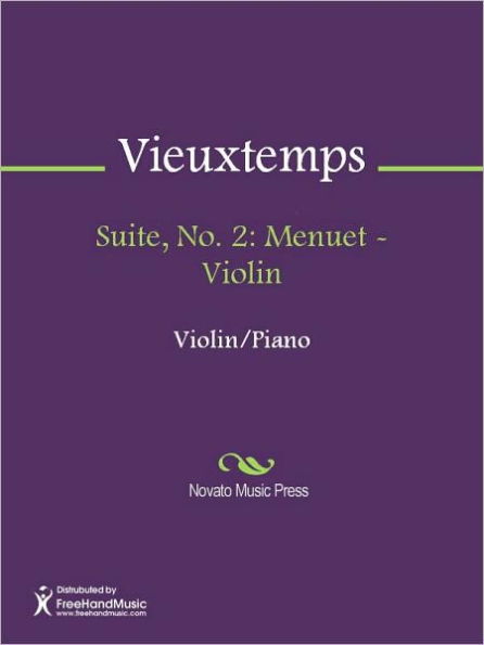 Suite, No. 2: Menuet - Violin