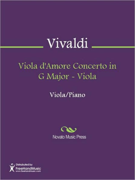 Viola d'Amore Concerto in G Major - Viola