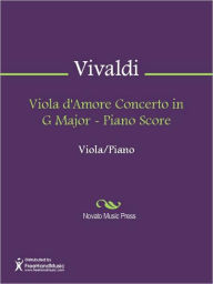 Title: Viola d'Amore Concerto in G Major - Piano Score, Author: Antonio Vivaldi