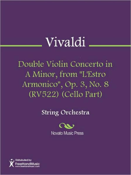 Double Violin Concerto in A Minor, from 