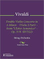 Double Violin Concerto in A Minor (Viola 2 Part) - from 