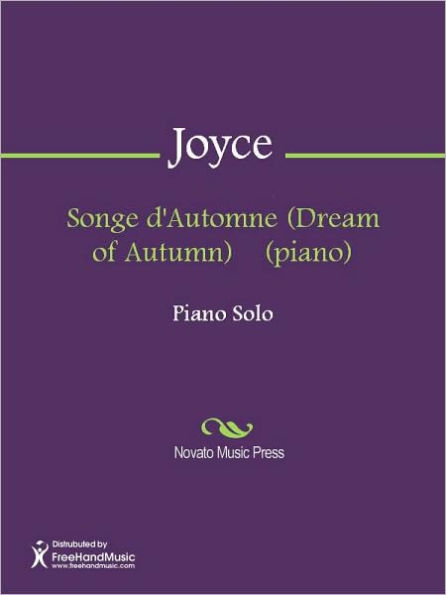 Songe d'Automne (Dream of Autumn) (piano)